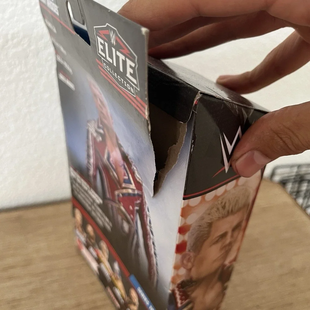 Mattel WWE Elite Collection Series 101 American Nightmare Cody Rhodes Box Damage